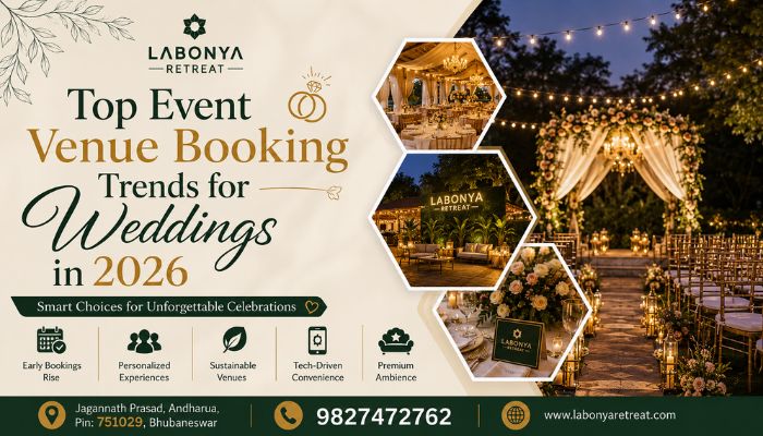 Top Event Venue Booking Trends for Weddings in 2026