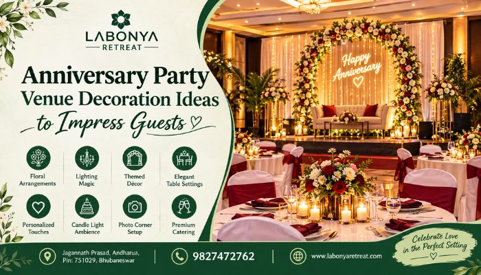 Anniversary Party Venue Decoration Ideas to Impress Guests